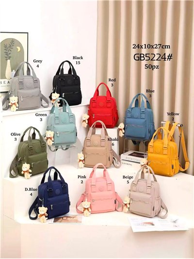 Mochila compacta nylon 2
