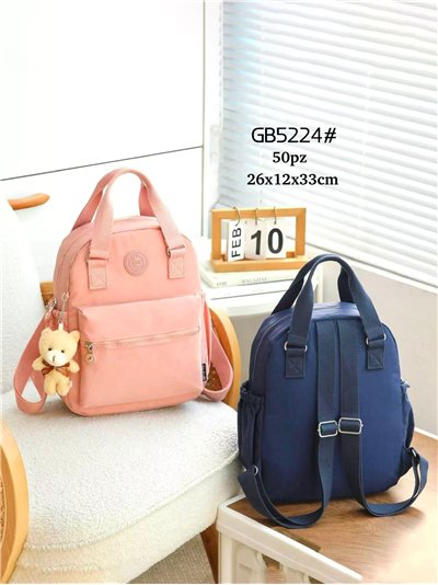 Mochila compacta nylon