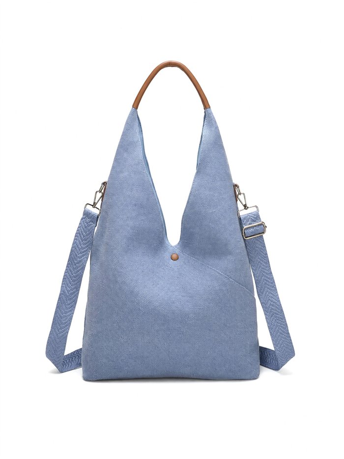 Bolso de hombro lino