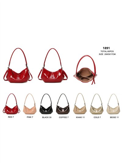 Bolso baguette charol 2