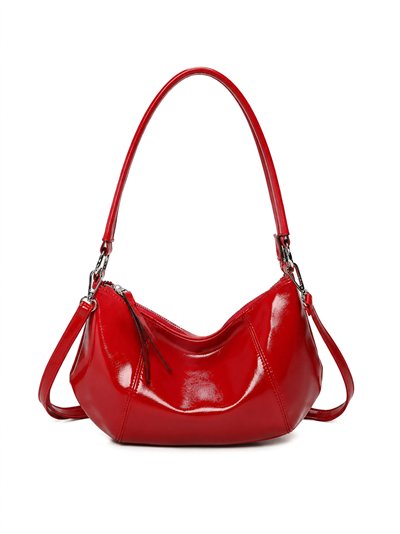 Bolso baguette charol