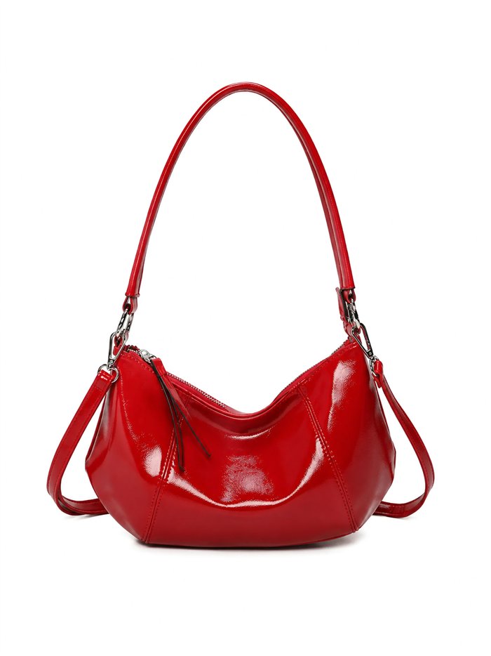 Bolso baguette charol