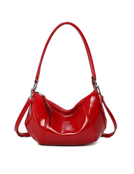 Bolso baguette charol