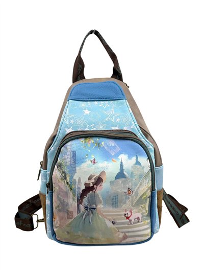 Mochila mediana estampada Sweet Candy