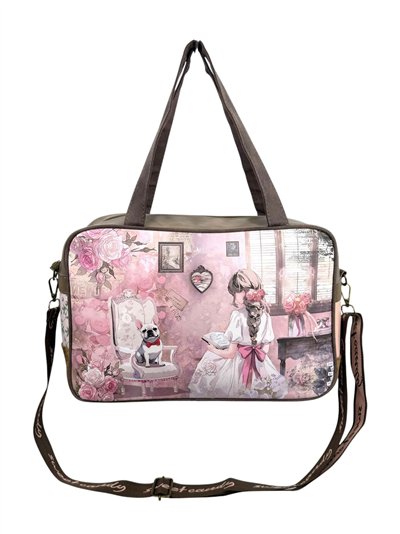 Bolso maletín mediano estampado Sweet Candy