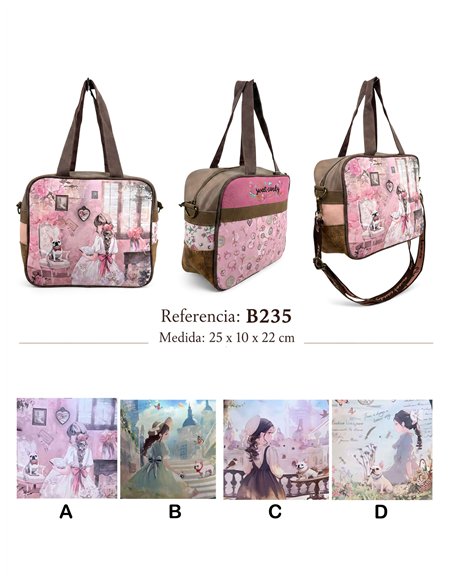 Bolso maletín pequeño estampado Sweet Candy