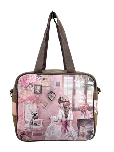 Bolso maletín pequeño estampado Sweet Candy