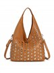 Bolso hobo con tachuelas