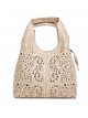 Bolso shopper calado con neceser interior
