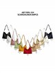 Bolso hobo con anillas decorativas