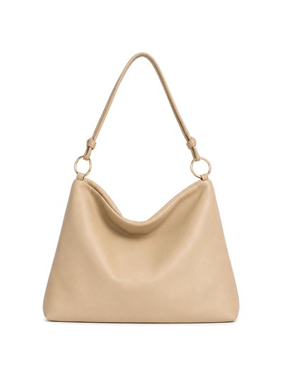 Bolso hobo con anillas decorativas