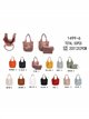 Bolso shopper con borla y neceser a juego