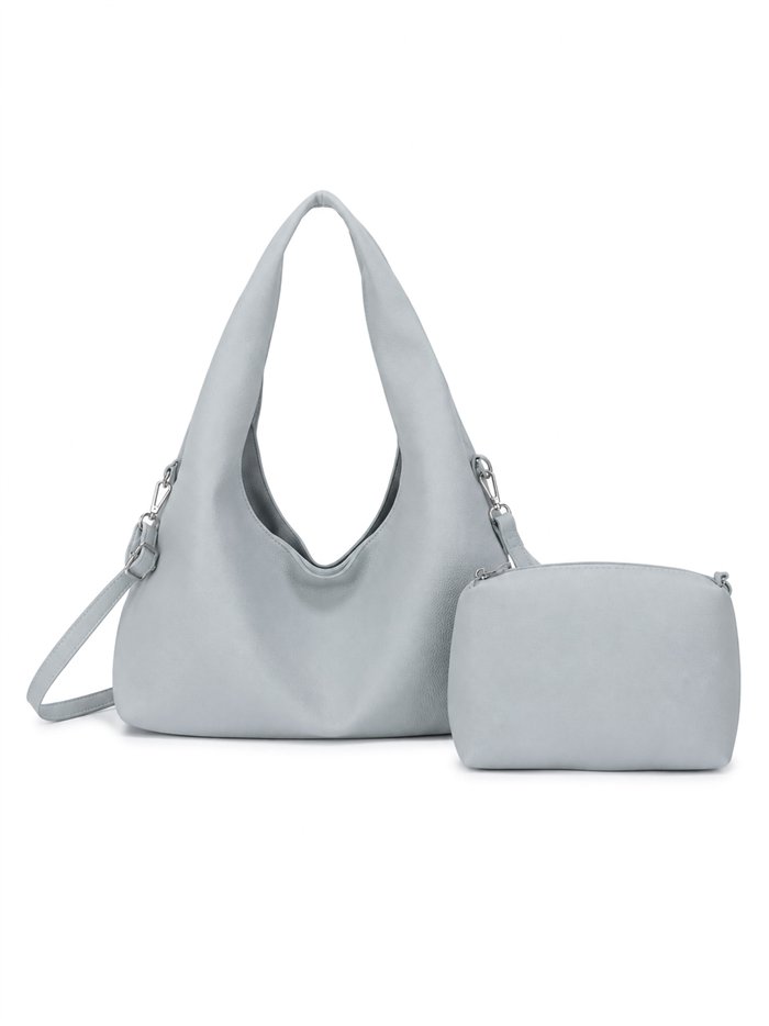 Bolso hobo con neceser a juego
