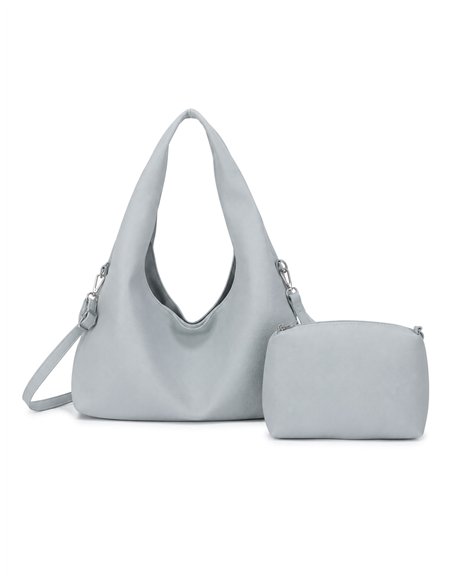Bolso hobo con neceser a juego