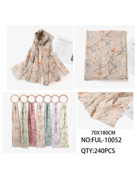 Lenço com estampa floral