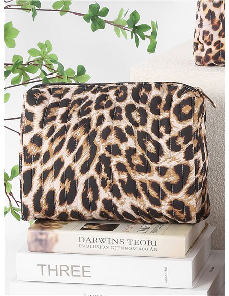 Neceser acolchado animal print