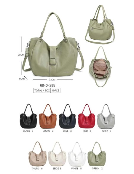 Bolso shopper hebilla
