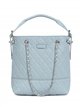 Bolso shopper acolchado con asa de cadena