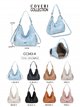 Bolso hobo de hombro con bolsillos laterales
