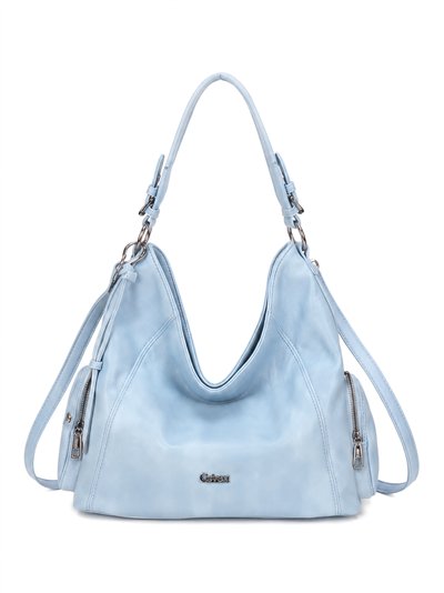 Bolso hobo de hombro con bolsillos laterales