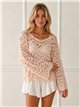 Jersey de crochet calado