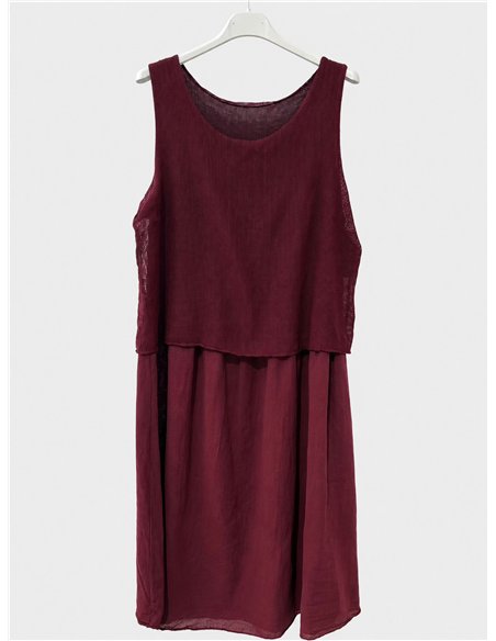 Layered sleeveless dress
