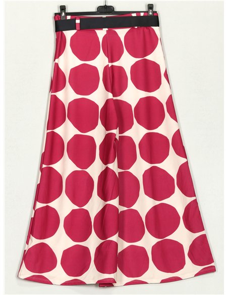 Pantalón palazzo maxi lunares con lazo