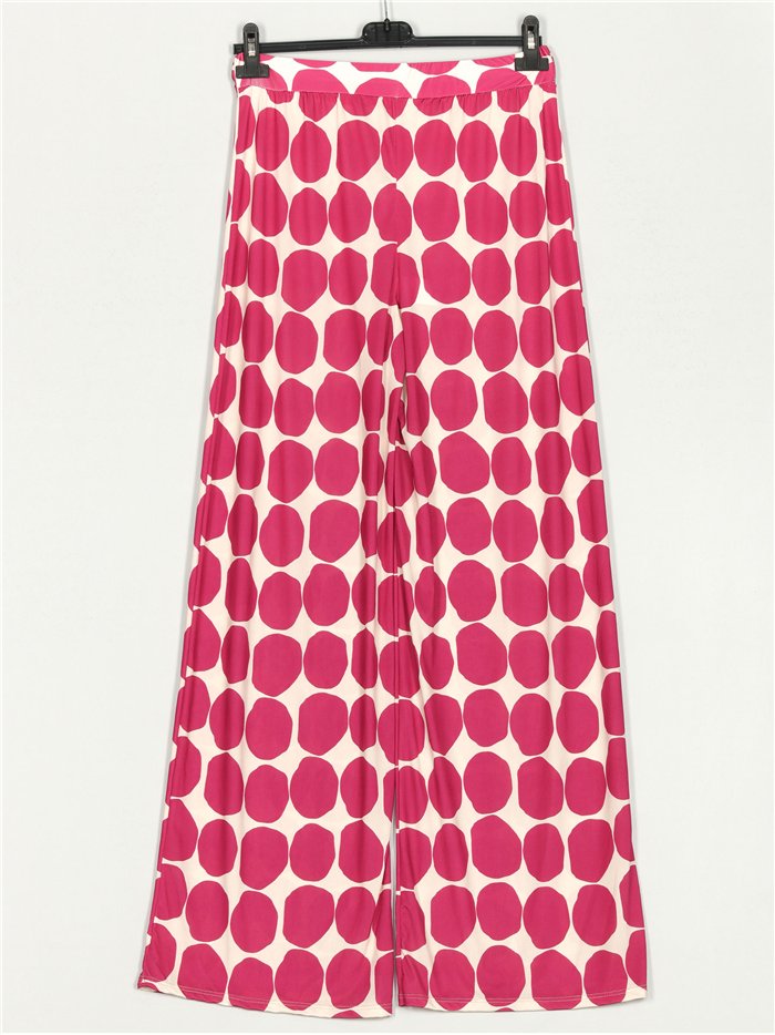 Pantalón lycra recto lunares