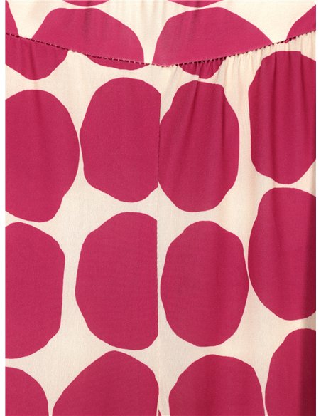 Pantalón lycra recto lunares