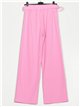 Pantalon à jambes larges avec ceinture à boucle