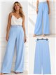 Pantaloni a gamba larga con cintura