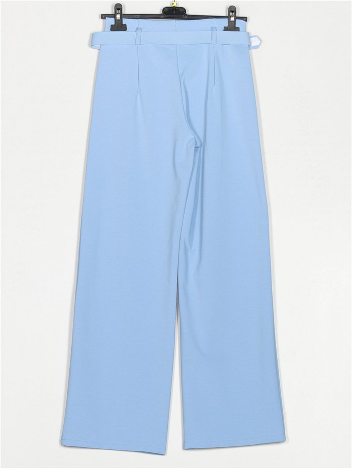 Pantaloni a gamba larga con cintura