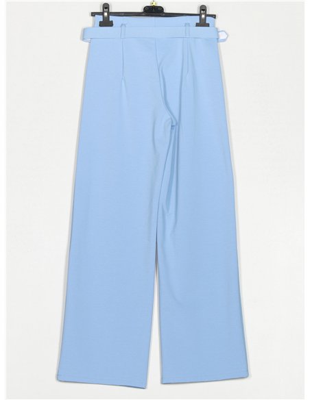 Pantaloni a gamba larga con cintura