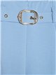 Pantaloni a gamba larga con cintura