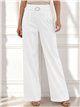 Pantaloni a gamba larga con cintura