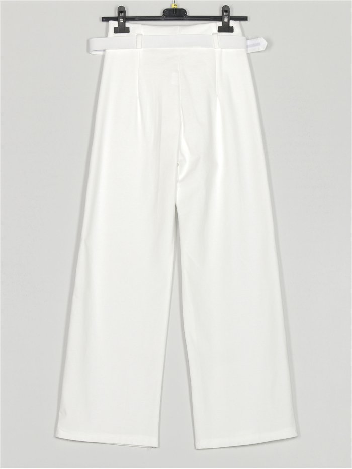 Pantaloni a gamba larga con cintura