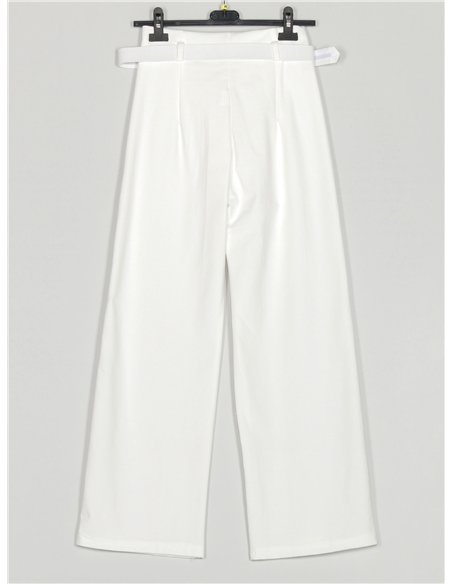 Pantaloni a gamba larga con cintura