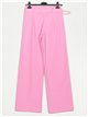 Pantalón wide-leg cinturón