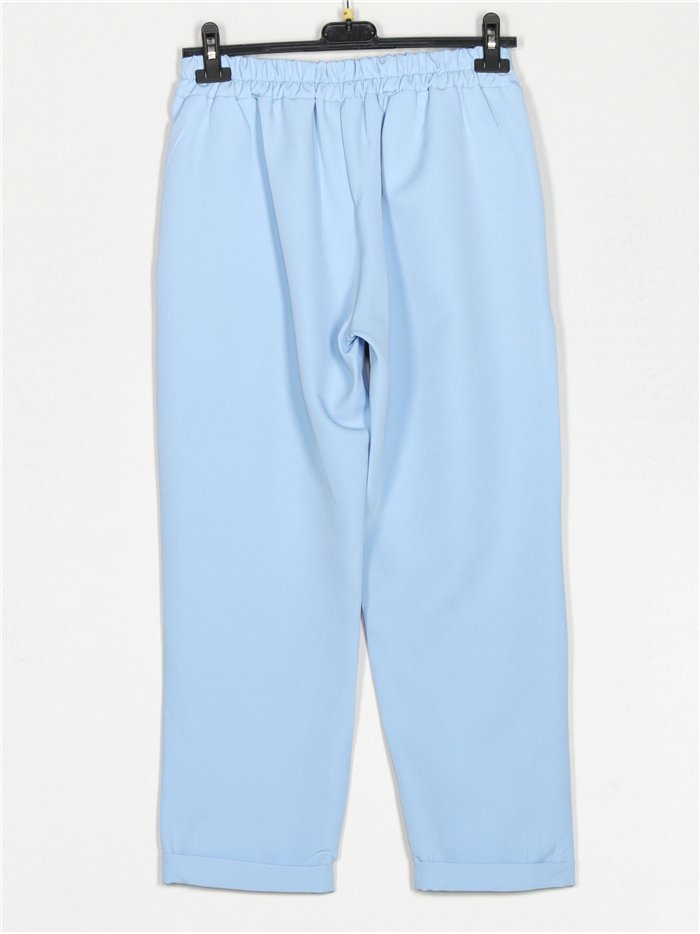 Pantalón paperbag con lazada