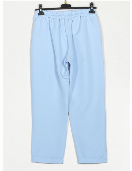 Pantalón paperbag con lazada