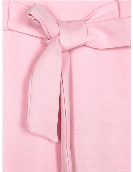 Pantalón paperbag con lazada