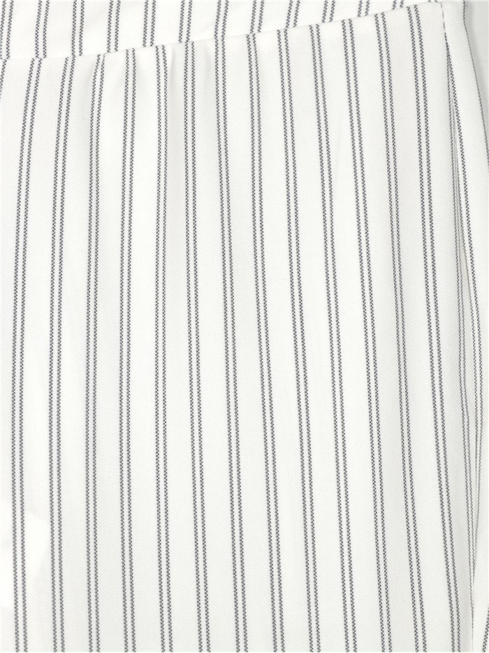 Pantalón flare rayas finas