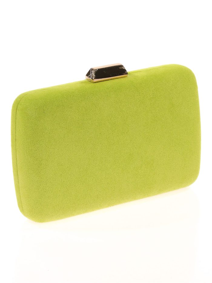 Bolsa clutch de festa camurça lima - AD-12592 LMA