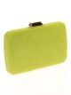 Bolso clutch de fiesta antelina lima