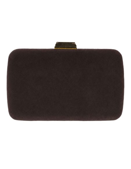 Brown Abendtasche aus Wildleder - AD-12592 MARRON