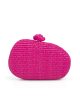 Bolso de fiesta ovalada rafia