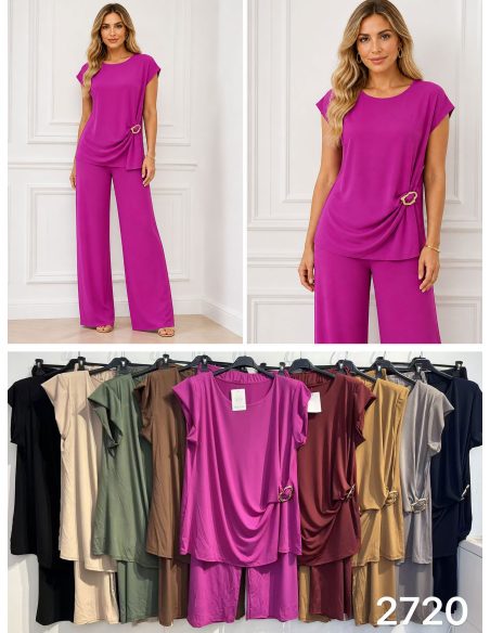 Conjunto blusa lycra con aro lateral y pantalón