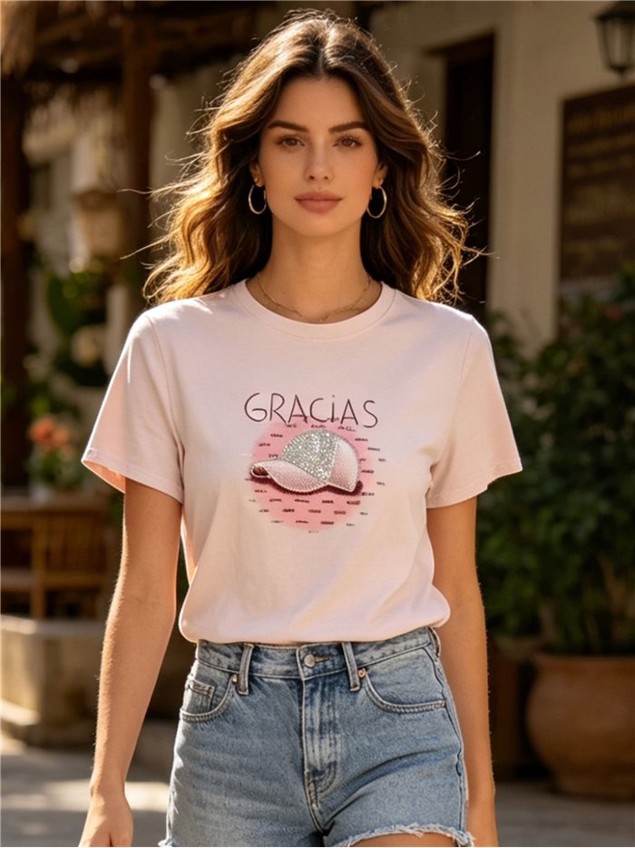 Camiseta de agradecimento