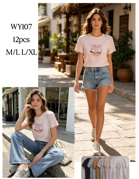 Camiseta de agradecimento
