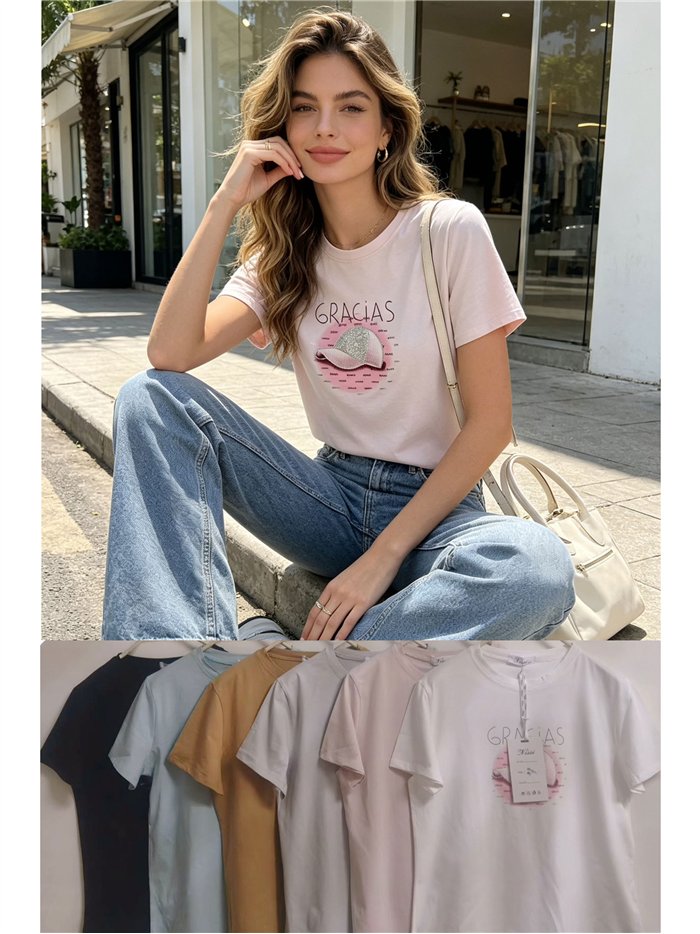 Camiseta de agradecimento